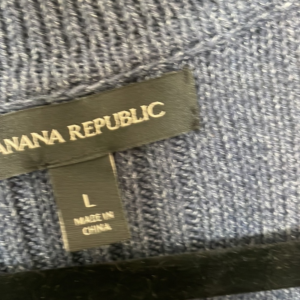 Banana Republic Assymetrical Zip Sweater Vest L - Picture 5 of 8